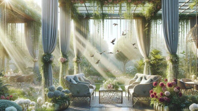 Pergola szklana jako przestrzeń do relaksu