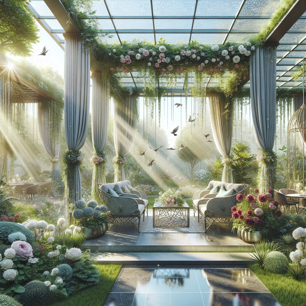 Pergola szklana jako przestrzeń do relaksu